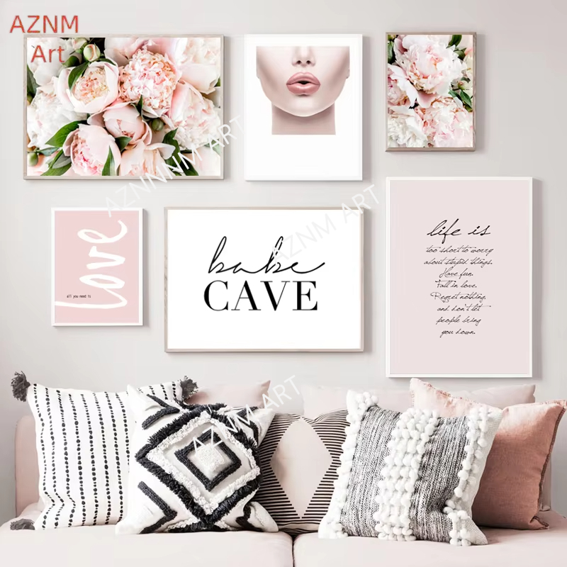 Photography Trend - Gallery Wall Art Pictures Pink Peonies