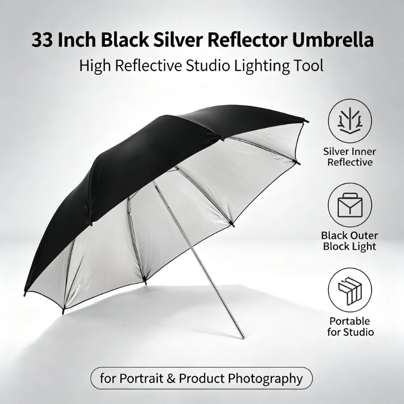 2026 Black Durable 33-inch Ref - Photography Umbrella Light review and price