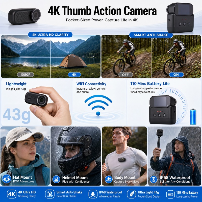 APEX Action 4K Camera  Mini PO - Photography Blog review and price
