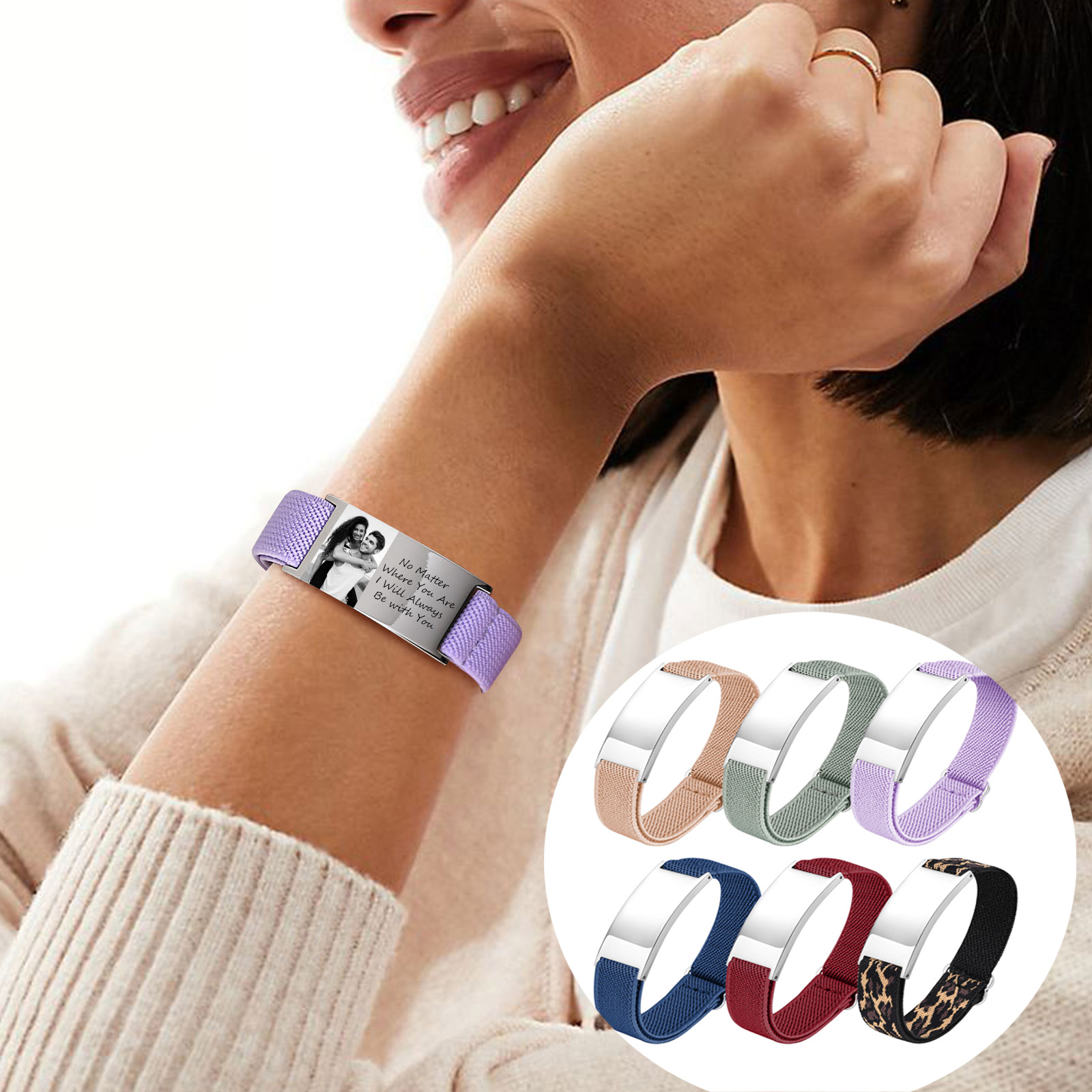 Custom Photo Elastic Bracelet  - Photography Of War review and price