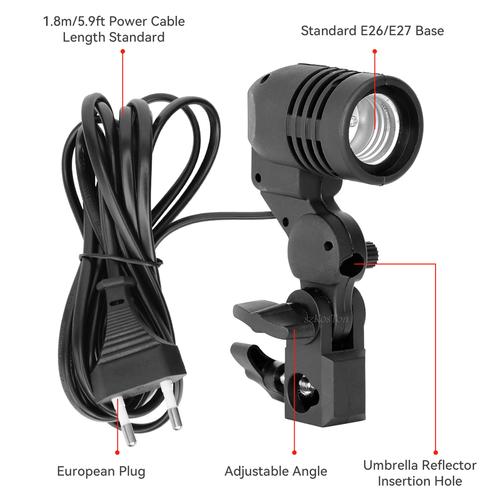 Single Head Bulb Holder E27 So - Photography Umbrella Light review and price