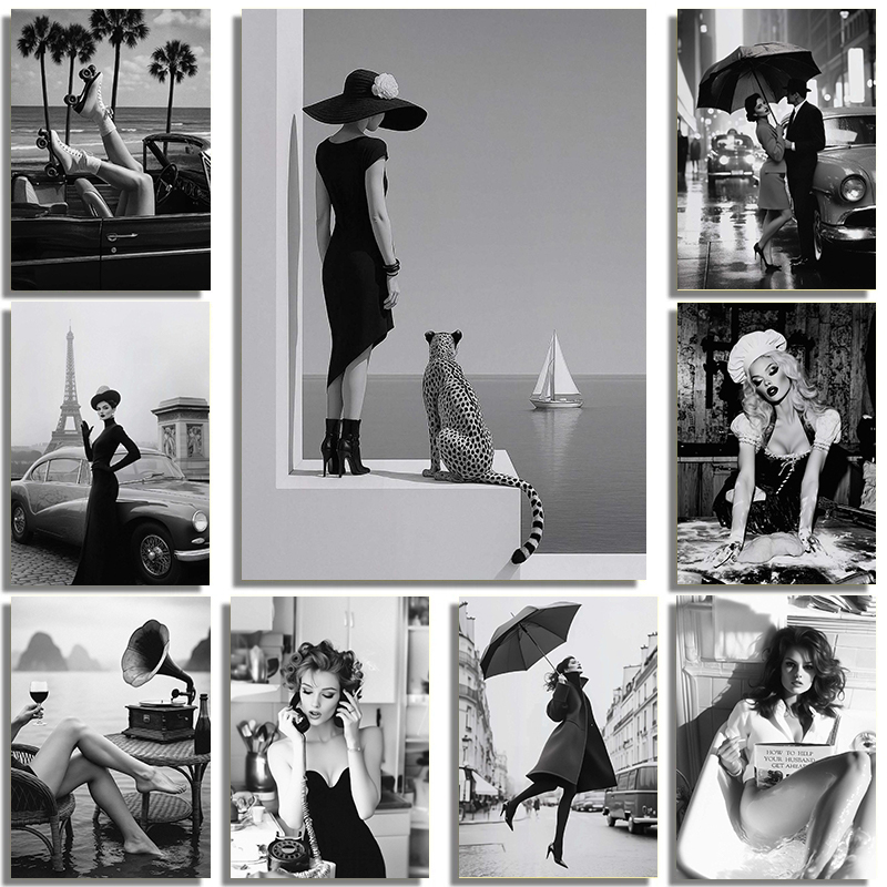 Black And White Fashion Street - Photography Trend review and price