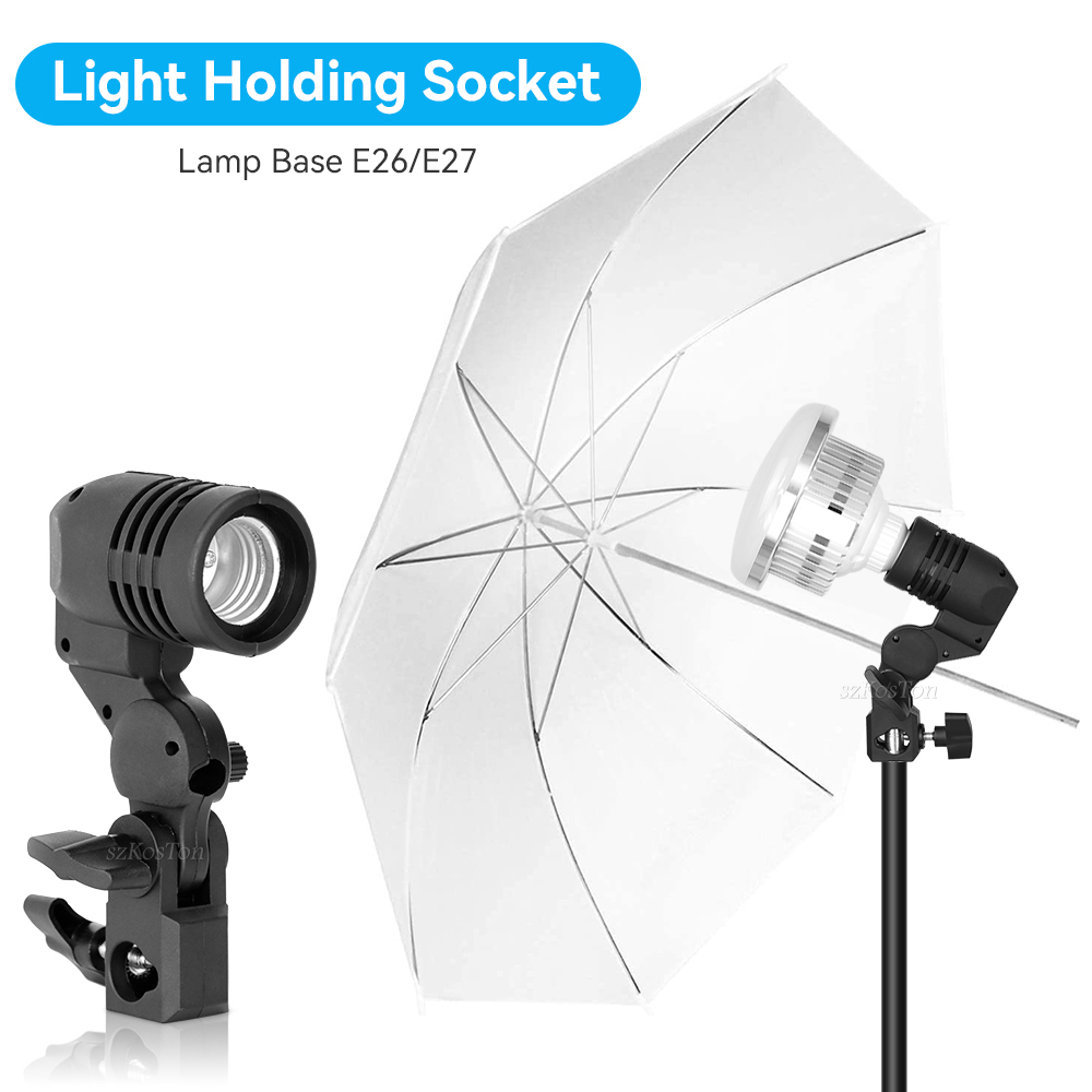 2PCS/1PC E27 Single Head Bulb  - Photography Umbrella Light review and price