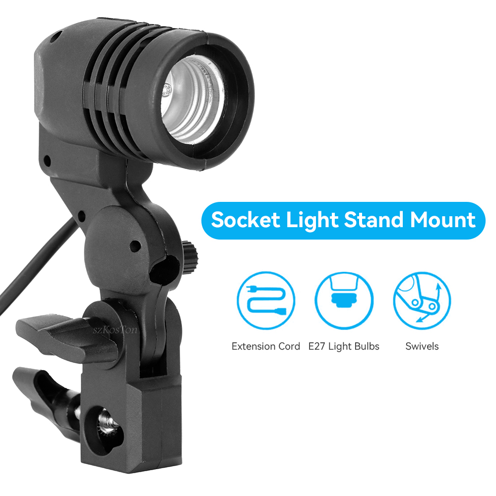 2PCS/1PC E27 Single Head Bulb  - Photography Umbrella Light review and price