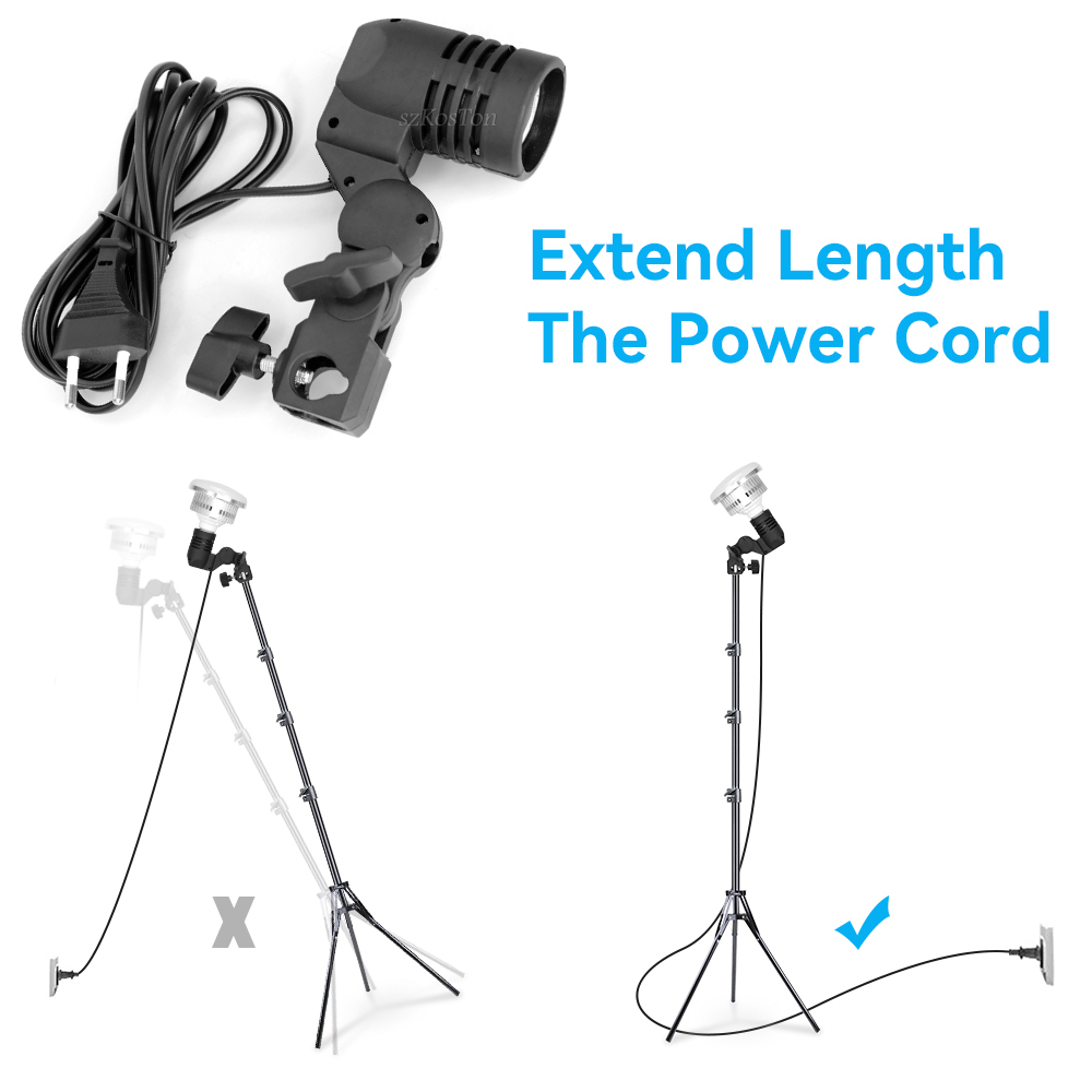 2PCS/1PC E27 Single Head Bulb  - Photography Umbrella Light review and price