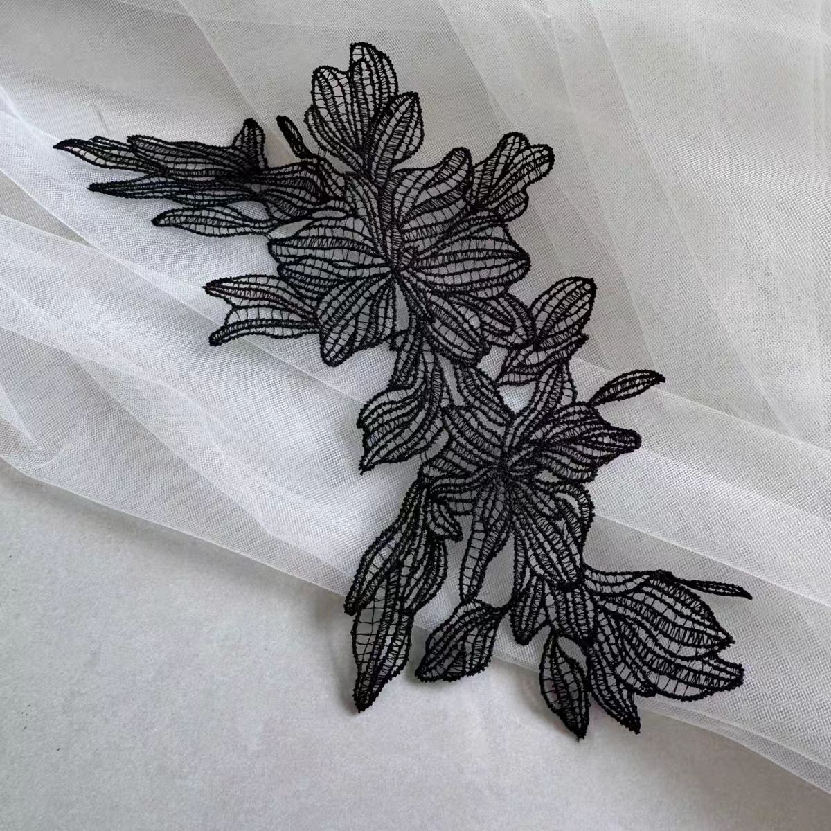 1Pc Black White Lace Flower Pa - Photography Job review and price