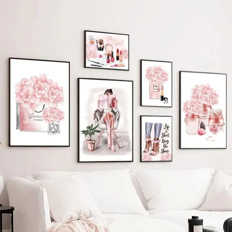 Pink Flower Paris Perfume Fash - Photography Trend review and price