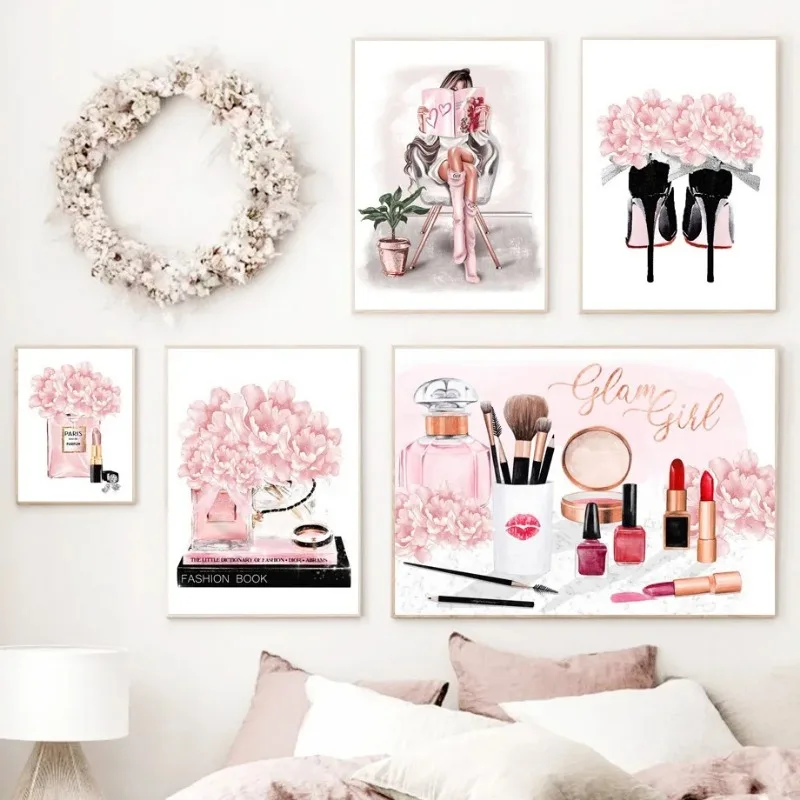 Pink Flower Paris Perfume Fash - Photography Trend review and price