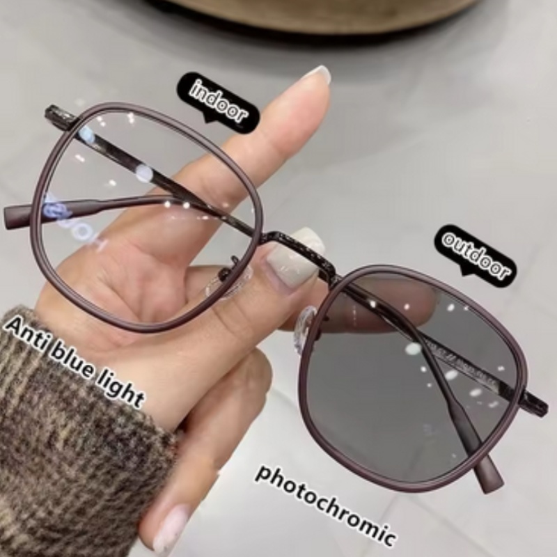2 Pairs of Retro Square Metal  - Photography Street review and price