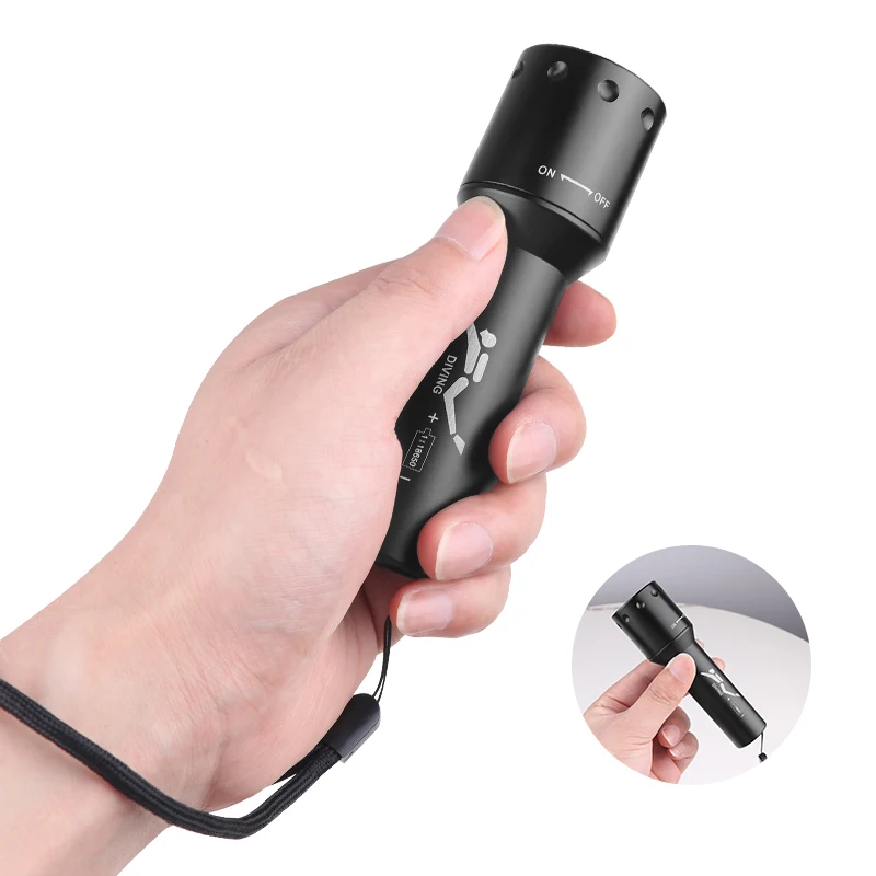 New T6 LED Diving Torch Long-R - Photography Bulb review and price