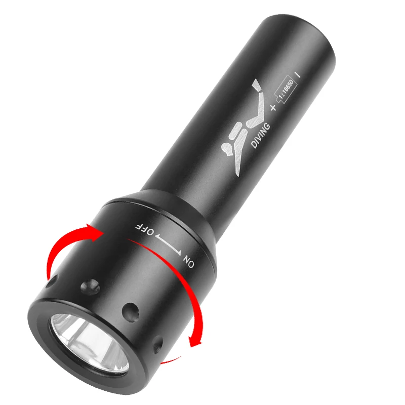 New T6 LED Diving Torch Long-R - Photography Bulb review and price