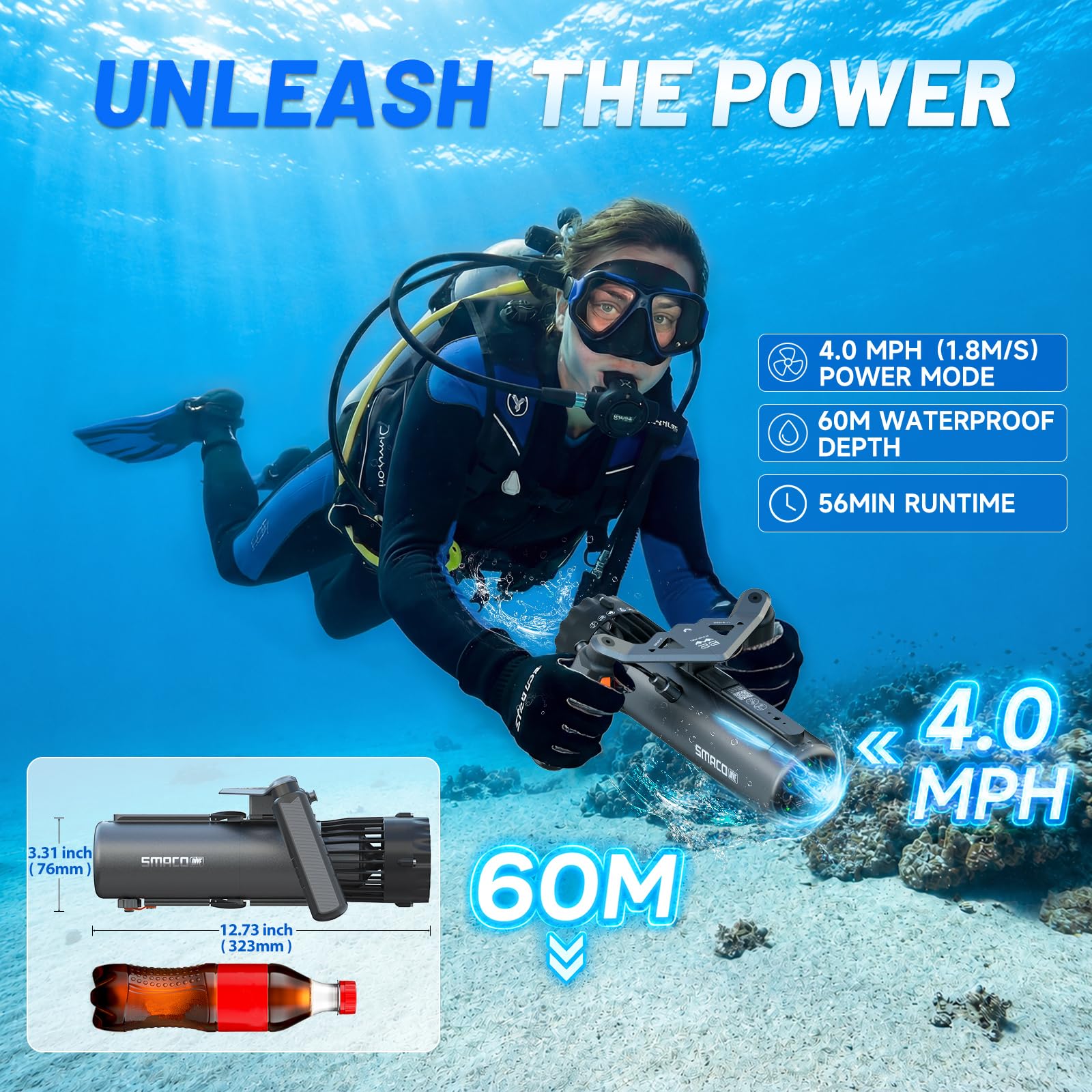 SMACO Underwater Scooter Dual  - Photography Equipment review and price