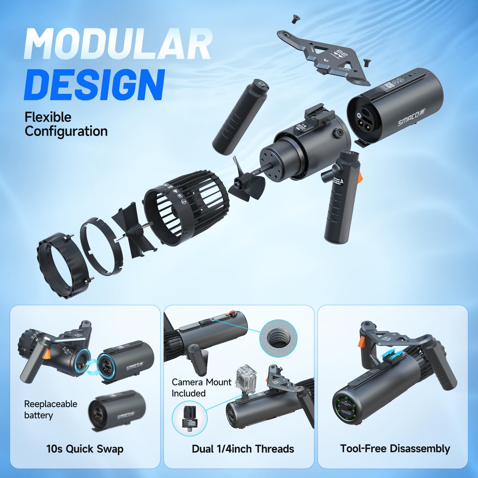 SMACO Underwater Scooter Dual  - Photography Equipment review and price