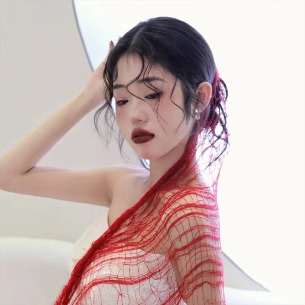 Fashion Distressed Scarf Ragge - Photography Street review and price