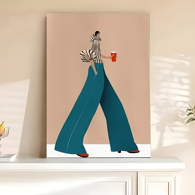 Fashionable Blue Pants Woman P - Photography Trend review and price