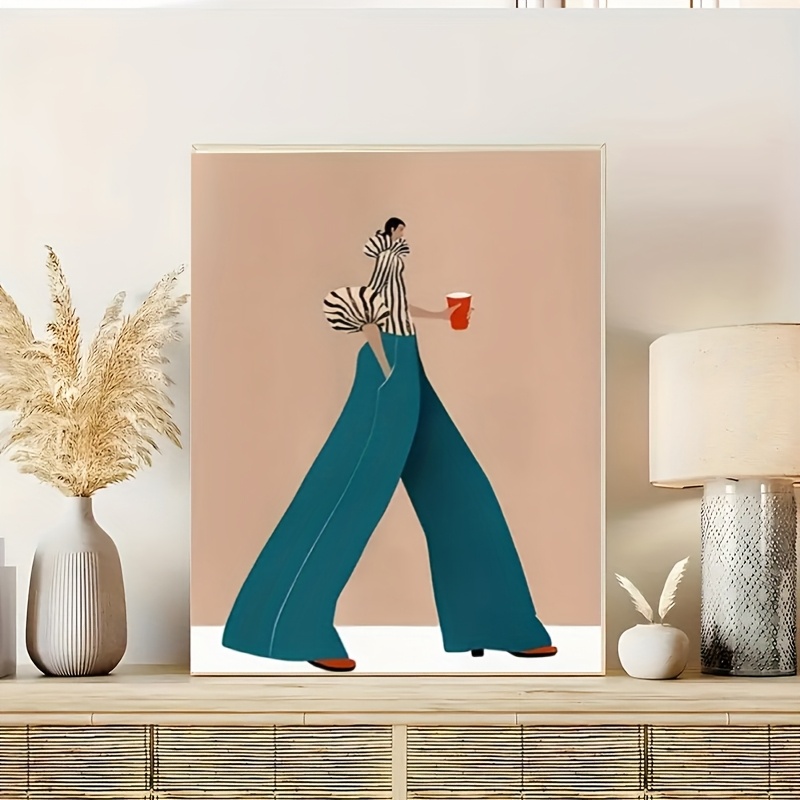 Fashionable Blue Pants Woman P - Photography Trend review and price