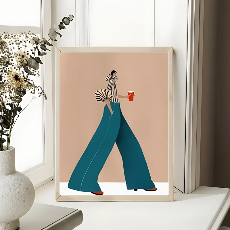 Fashionable Blue Pants Woman P - Photography Trend review and price