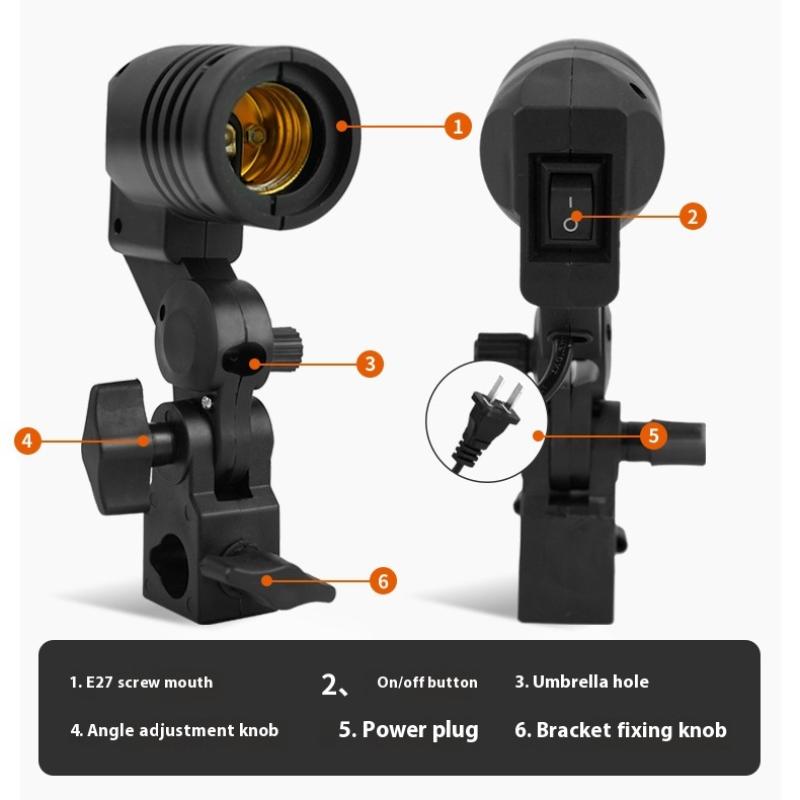 1.8M Cable Cord E27 Socket Sof - Photography Umbrella Light review and price